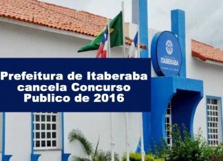 Itaberaba: Prefeitura cancela Concurso Publico de 2016 concurso de Itaberaba