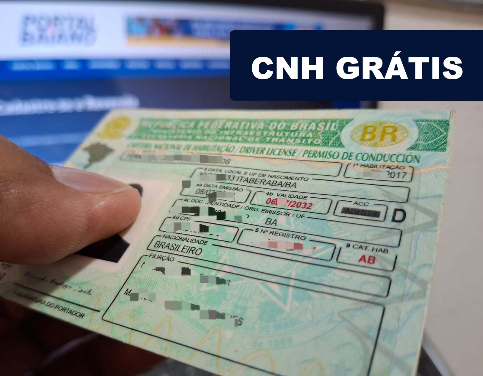 Governo do Estado anuncia mais de 20 mil vagas para o Programa CNH da Gente