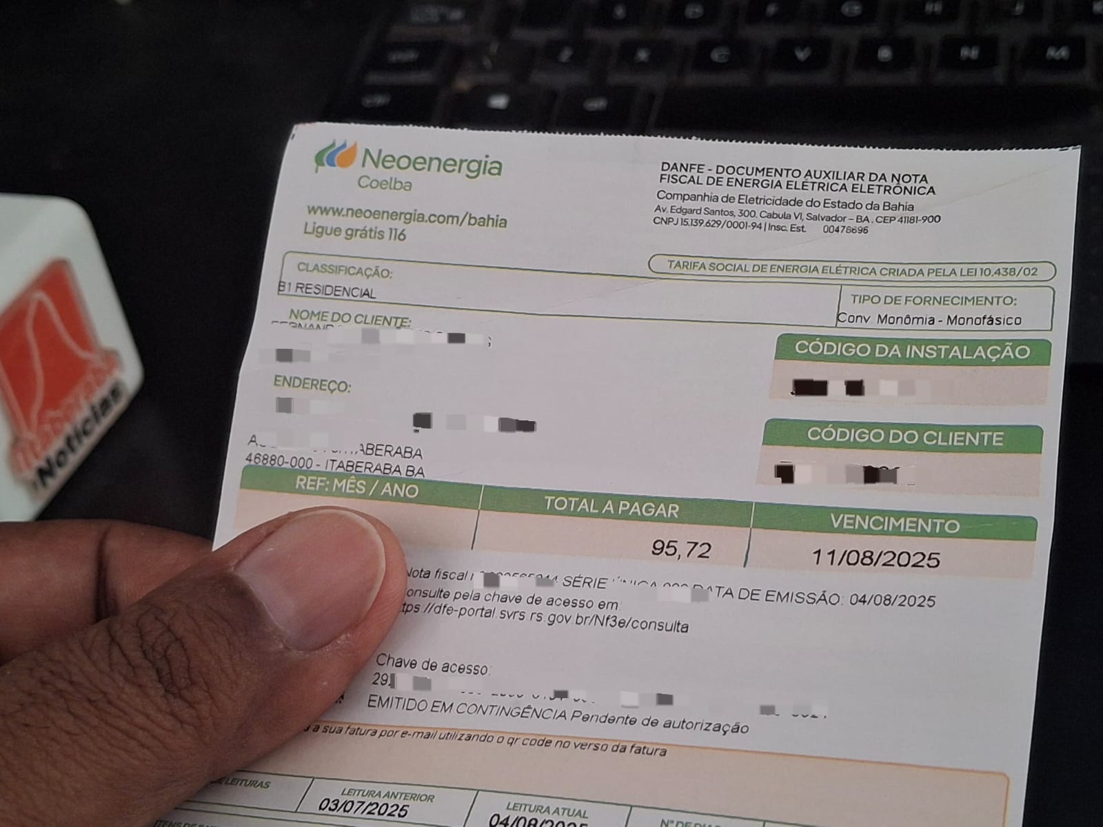 Conta de luz será mais barata em agosto para 6 milhões de baianos