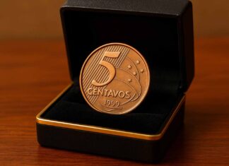 Moeda de 5 centavos pode valer até R$ 400 — Veja se você tem uma! Moeda de 5 centavos pode valer até R$ 400 — Veja se você tem uma!