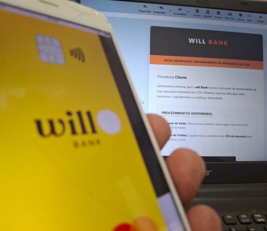 Golpistas disparam e-mails falsos sobre resgate de saldo e liquidação de fatura do Will Bank Golpistas disparam e-mails falsos sobre resgate de saldo e liquidação de fatura do Will Bank -Foto: Fernando Santos