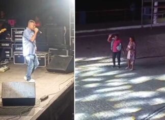 Cantor viraliza após fazer show para apenas duas mulheres no São João Cantor viraliza após fazer show para apenas duas mulheres no São João