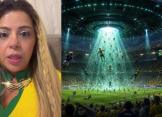 Vidente prevê ‘invasão alienígena’ em jogo do Brasil hoje na Copa do Mundo Vidente prevê 'invasão alienígena' em jogo do Brasil hoje na Copa do Mundo